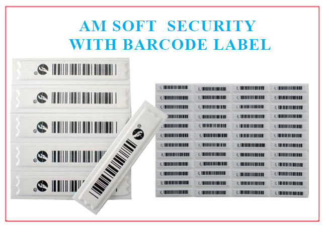 AM SOFT  SECURITY WITH BARCODE LABEL