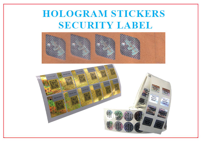 HOLOGRAM STICKERS SECURITY LABEL