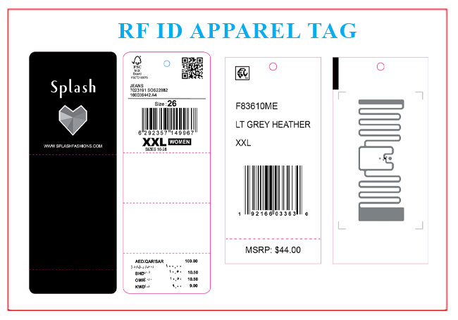 RF ID APPAREL TAG